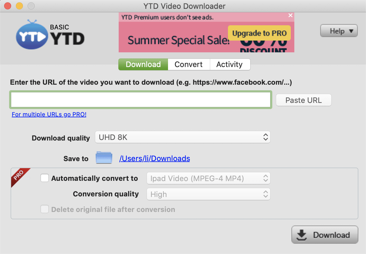 ytd free video downloader for mac