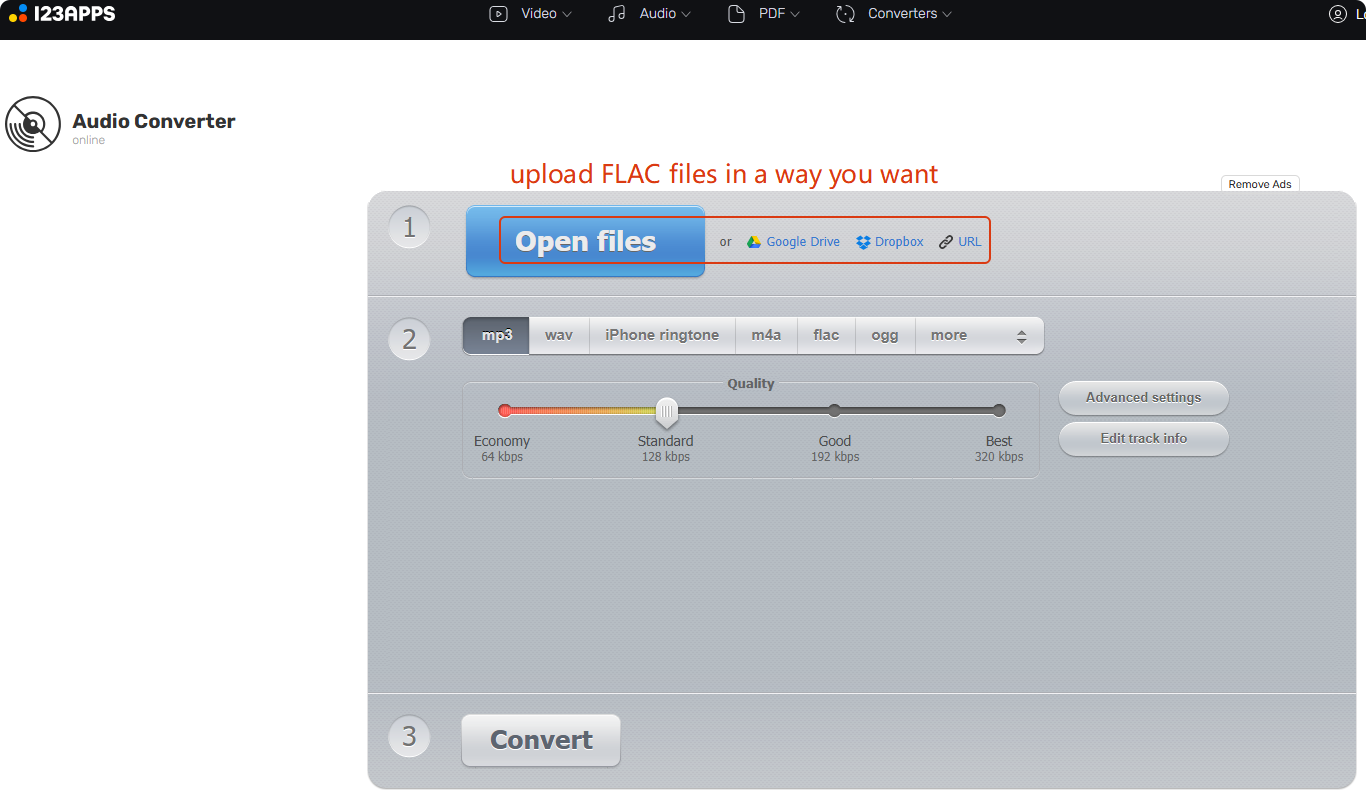 best online flac to mp3 converter