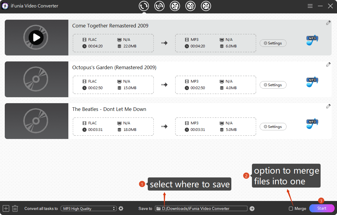 how do you change a flac file to mp3