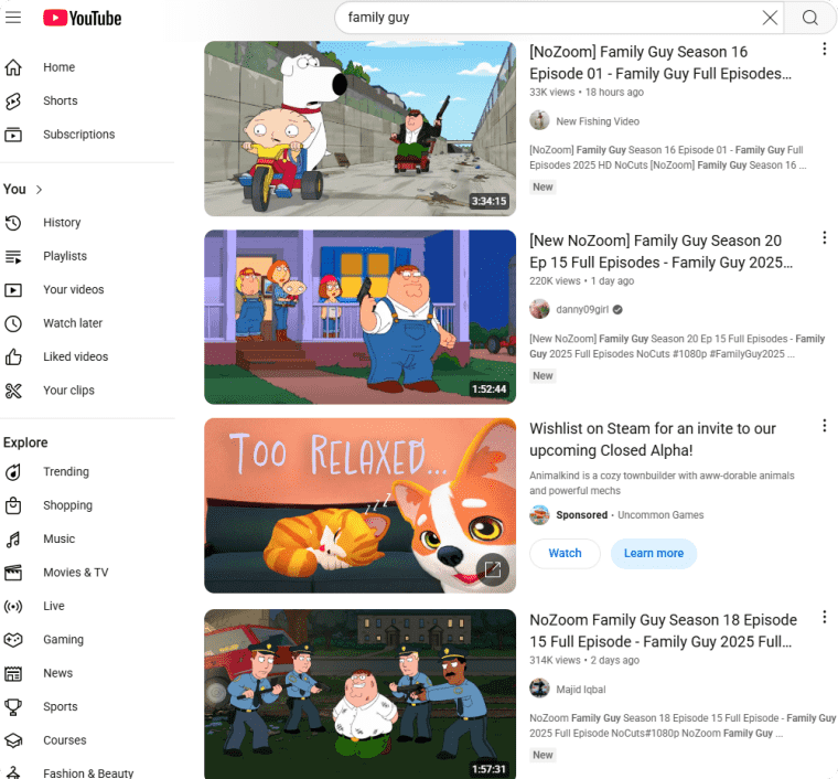 family guy episode mp4 download