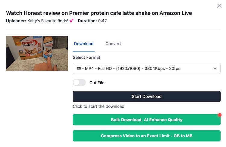 download amazon video online with savethevideo